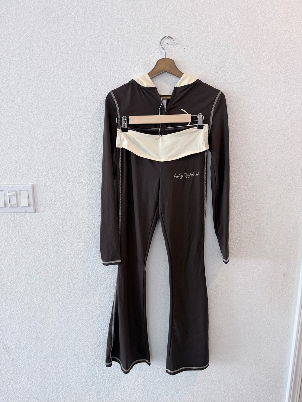 Baby Phat- 2 Piece Brown/Yellow Set XS